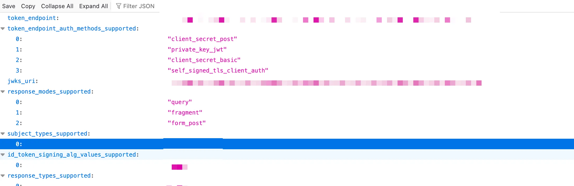 Azure AD discovery endpoint check